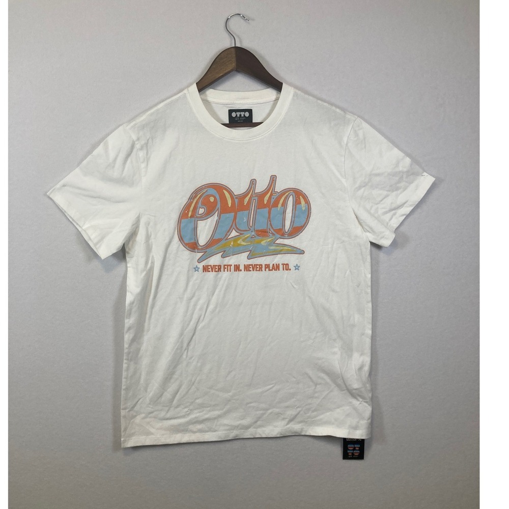 NWT Otto 2024 World Tour Graphic T Shirt‎ White Cotton Men's Medium